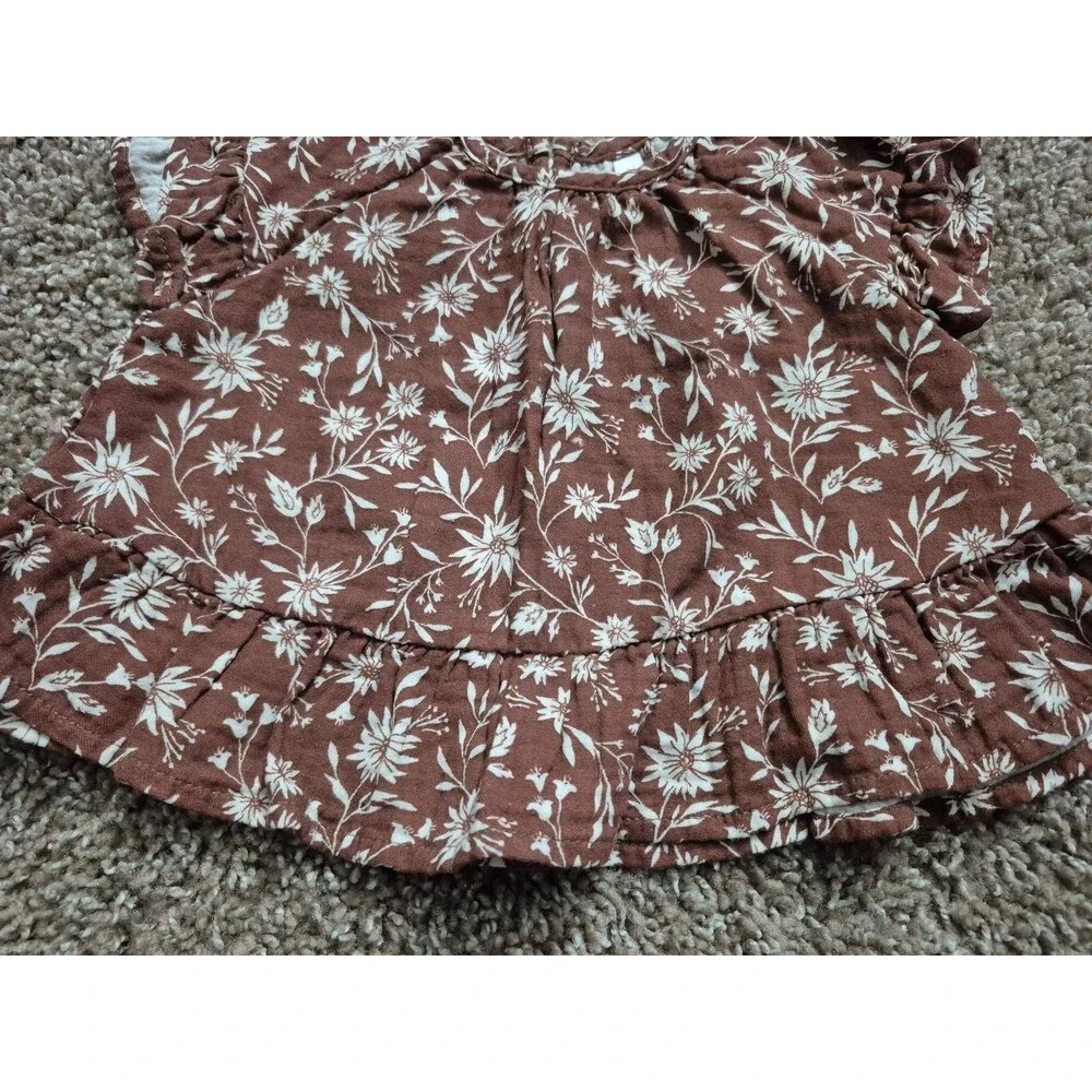 Rylee & cru floral shirt size 0m-3m